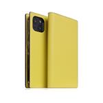 SLG Design puzdro D8 Neon Full Grain Leather Diary pre iPhone 13 - Lemon SD-D8N-DC-IP13-LM