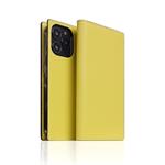 SLG Design puzdro D8 Neon Full Grain Leather Diary pre iPhone 13 Pro - Lemon SD-D8N-DC-IP13P-LM