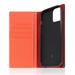 SLG Design puzdro D8 Neon Full Grain Leather Diary pre iPhone 14 - Coral SD-D8N-DC-IP14-CR