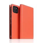 SLG Design puzdro D8 Neon Full Grain Leather Diary pre iPhone 14 - Coral SD-D8N-DC-IP14-CR