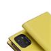 SLG Design puzdro D8 Neon Full Grain Leather Diary pre iPhone 14 - Lemon SD-D8N-DC-IP14-LM