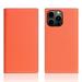 SLG Design puzdro D8 Neon Full Grain Leather Diary pre iPhone 14 Pro - Coral SD-D8N-DC-IP14P-CR