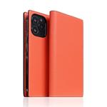 SLG Design puzdro D8 Neon Full Grain Leather Diary pre iPhone 14 Pro - Coral SD-D8N-DC-IP14P-CR