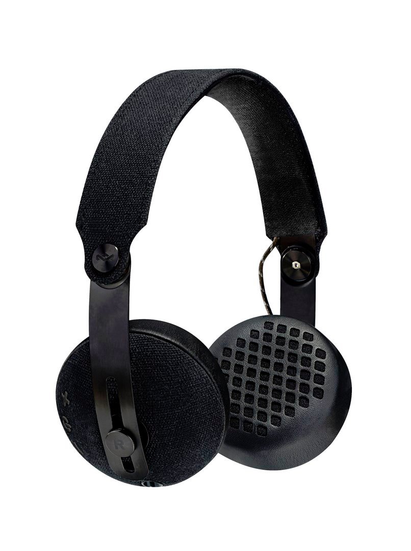 Slúchadlá Marley Rise Black, Bluetooth, přes uši, s ovladačem a mikrofonem EM-JH111-BK