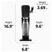 SodaStream ART výrobník sody, mechanický, 1l láhev, bombička s CO2, černý 1013511411