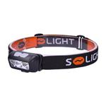 Solight LED čelové nabíjacie svietidlo, 150 + 100lm, biele a červené svetlo, Li-Ion WN40