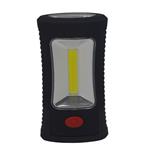 Solight LED svietidlo pracovné, 3W COB + 3 SMD LED, háčik + magnet, 3 x AAA WL108