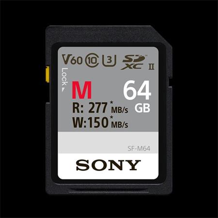 SONY SD karta SF64M, 64GB, class 10, až 260MB/s, pro 4K