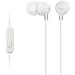 SONY sluchátka MDR-EX15AP, handsfree, bílé MDREX15APW.CE7