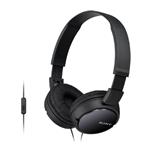 SONY sluchátka MDR-ZX110AP handsfree, černé MDRZX110APB.CE7