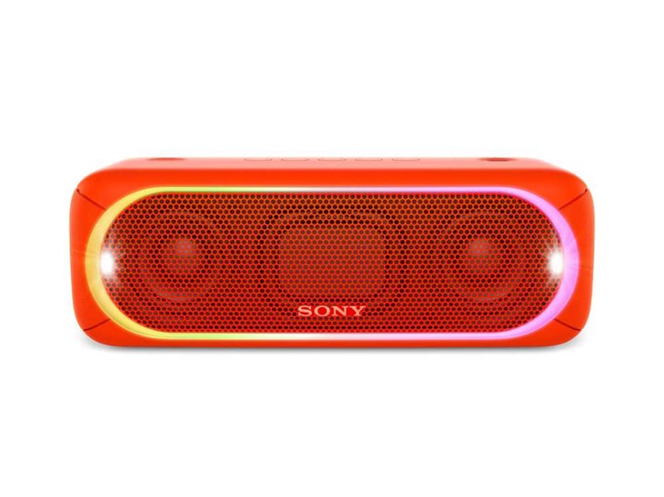 SONY SRS-XB30R Přenosný bezdrátový reproduktor s technologií BLUETOOTH, Red SRSXB30R.EU8