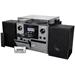 Soundmaster Elite line MCD5600SW/ Gramofon/ CD/ 2x kazeta/ BT/ DAB+/ MP3/ 2x5W/ Stříbrno-černá