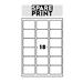 SPARE PRINT PREMIUM Samolepící etiketa bílá, 100 listů A4 (1 etiketa 68 x 47mm) 57004