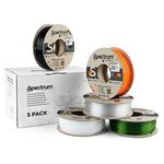 Spectrum 3D filament, Premium PCTG, 1,75mm, 5x250g, 80751, mix Arctic White, Traffic Black, Pure Or