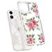 Spigen kryt Cecile pre iPhone 12 mini - Pink Floral ACS01831