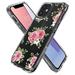 Spigen kryt Cecile pre iPhone 12 mini - Pink Floral ACS01831