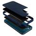 Spigen kryt Leather Brick pre iPhone 12/12 Pro - Navy ACS01735