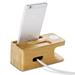 Spigen stojan S370 Apple Watch + Phone Wood Stand - Brown 000ST20295