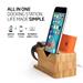 Spigen stojan S370 Apple Watch + Phone Wood Stand - Brown 000ST20295