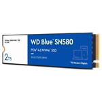 SSD 2TB WD Blue SN580 NVMe M.2 PCIe Gen4 2280 WDS200T3B0E WDS200T3B0E-00CHF0