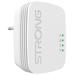 STRONG sada 2 adaptérů Powerline WF 600 DUO MINI/ Powerline 600 Mbit/s/ Wi-Fi 300 Mbit/s/ 2x LAN/ bíl POWERLWF600DUOMINI