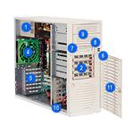 Supermicro® CSE-733T-665B MidiTower CSE-733TQ-665B