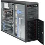 Supermicro® CSE-743T-R760B Tower/8 x 3.5" SAS/SATA Hot-swappable/4U chassis redundant 2+1 760W SC743T-R760B