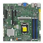 Supermicro MB 1xLGA1200 (Xeon W-1200), W480, 4xDDR4,4xSATA3, M.2, 3xPCIe3.0 (x8, 2 x4), VGA, 2x LAN, IPMI MBD-X12SCZ-F