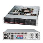 Supermicro® SC219A-R920LPB 2U, 16 x SAS/SATA 2.5" w/ SES-II Drive Support, 920W Redundant PSU, Low Profile, 26.93" dept