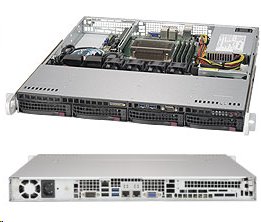 Supermicro SuperServer 5019S-M - Server - instalovatelný do racku - 1U - 1-směrný - RAM 0 MB - SATA SYS-5019S-M