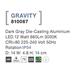 Svietidlo Nova Luce GRAVITY WALL GREY nástenné 810067