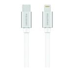 SWISSTEN DATA CABLE USB-C / LIGHTNING MFi TEXTILE 1,2M SILVER 71526203