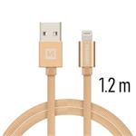 SWISSTEN DATA CABLE USB / LIGHTNING TEXTILE 1,2M GOLD 71523204