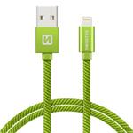 SWISSTEN DATA CABLE USB / LIGHTNING TEXTILE 1,2M GREEN 71523207