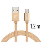 SWISSTEN DATA CABLE USB / MICRO USB TEXTILE 1,2M GOLD 71522204