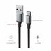 SWISSTEN DATOVÝ KABEL TEXTILE II USB / USB-C 1,5 M ČERNÝ 71521309