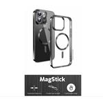 SWISSTEN POUZDRO CLEAR JELLY MagStick METALLIC PRO IPHONE 11 ČERNÉ 36500100