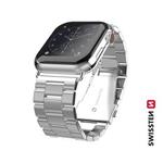 SWISSTEN REMÍNEK PRO APPLE WATCH KOVOVÝ 42-44 mm STRÍBRNÝ 46000312