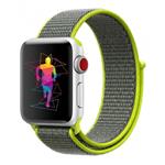 Swissten řemínek pro apple watch nylonový 38 / 40 / 41 mm zářivě zelený 46000701