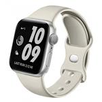 Swissten řemínek pro apple watch silikonový 38 / 40 / 41 mm kamenně šedý 46000107