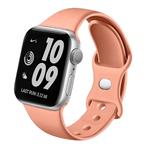 Swissten řemínek pro apple watch silikonový 38 / 40 / 41 mm oranžově růžový 46000108