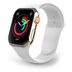 Swissten řemínek pro apple watch silikonový 42 / 44 / 45 / 49 mm bílý 46000114