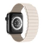 Swissten řemínek pro apple watch silikonový - magnetic 38 / 40 / 41 mm bílá / cappuccino 46000505