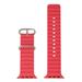 Swissten řemínek pro apple watch silikonový - marine straps 42 / 44 / 45 / 49 mm červený 46000402