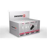 SWISSTEN SET SAMOPRODAVAČ (5x kabel MicroUSB, 5x USB-C, 5x lightning, 5x CL 2USB 4,8A) SET2BOX