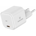 Swissten Síťový Adaptér GaN 1x USB-C 45W PD Bilý 22037010