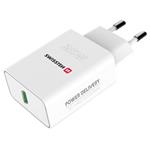 SWISSTEN SÍŤOVÝ ADAPTÉR PD 25W PRO IPHONE A SAMSUNG BÍLÝ (ECO balení) 22060300ECO