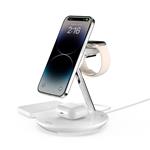 SwitchEasy Power Station Magnetic Wireless Charging Stand - White MAAIWA130WH22