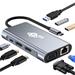 TB Touch USB C 8v1 - HDMI 2x, USB, VGA, RJ45, PD AKTBXVA8W1UHVRJ