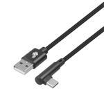 TB Touch USB-USB-C úhlový 1,5 černý kabel AKTBXKUCSBA15KB